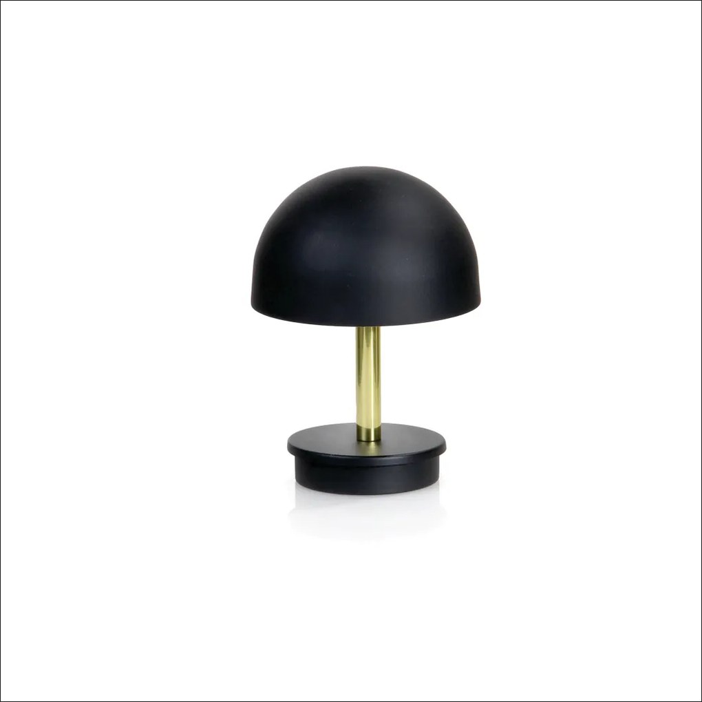 Abajur Mushroom Ø14X19Cm Metal Alumínio 03Xg9 - Old Artisan Abj-5831 (LUNA)