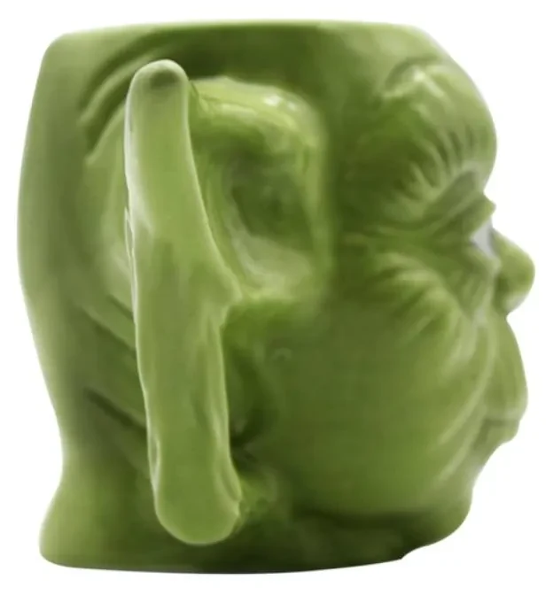 Caneca 3D Yoda Mestre Jedi Star Wars Guerra nas Estrelas
