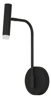 Arandela Led Metal 3W 3000K Zione - PRETO