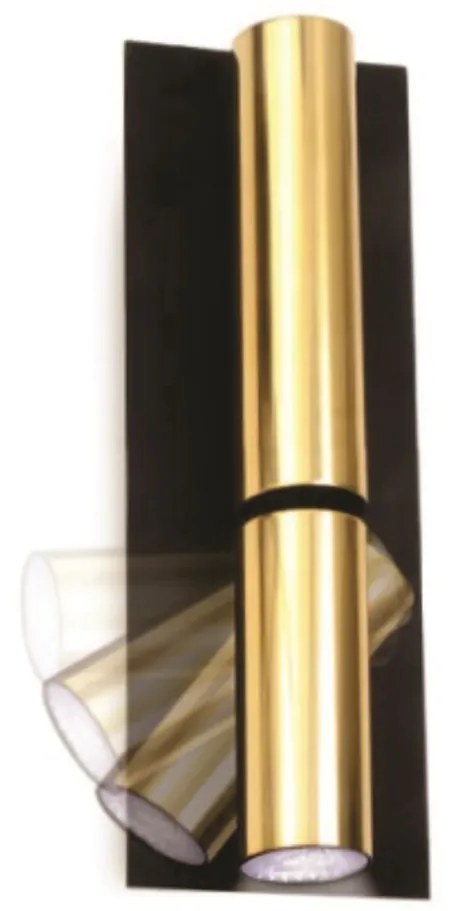 Arandela Swilver Tubo 2 Facho 1 Movel 6,5X09X26Cm 2Xmr11 C/ Interrupto... (GRAFITE / LUNA)