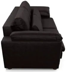 Sofá Retrátil 2 Lugares Para Sala 175cm Dijon Couro Bordô S07 - Mpozen