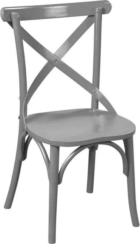 Cadeira de Jantar X Espanha sem Braço Cinza - Wood Prime PTE 35137