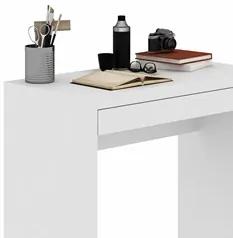 Mesa para Home Office com Gaveta ME4107 Branco - Tecno Mobili