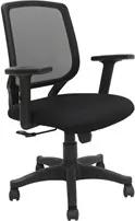 Cadeira Office Lingard C/Braços Ajustáveis em Polipropileno
