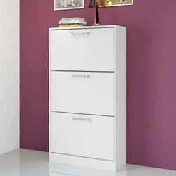 Sapateira Plus 3 Portas Branco - Santos Andirá