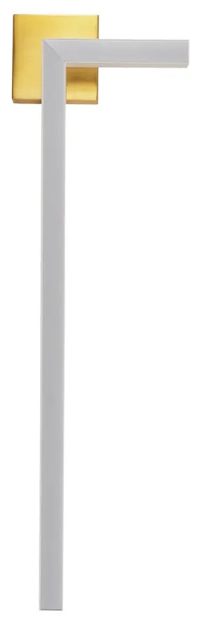 Arandela / Plafon Play Retangular 24,5X83Cm Led 20,5W Bivolt / "l" C/... (MT-M Mate Metálico, 4000k)