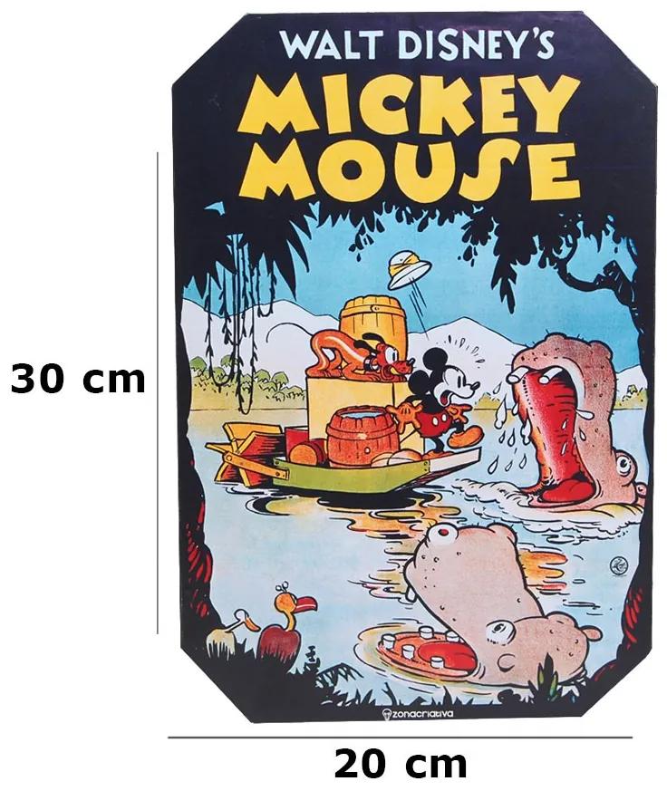Placa Decorativa Mickey Mouse