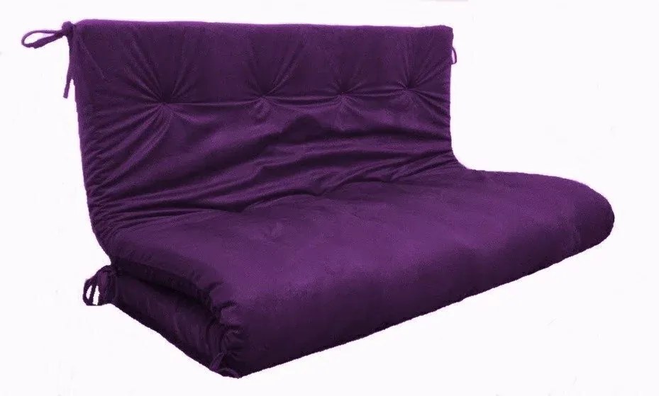 Colchonete Futon Dobravel Enrolavel Casal 1,38 Orthovida