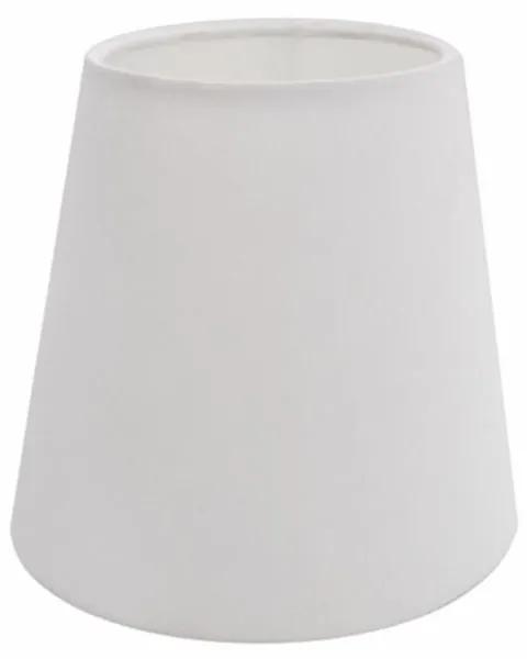 Cúpula em tecido cone abajur luminária cp-2004 14/08x13cm branco