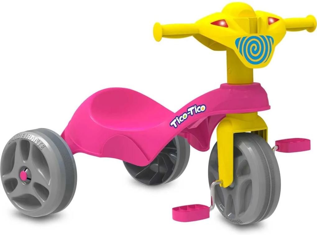 Triciclo tico-tico club rosa Bandeirante