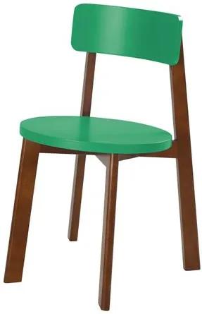 Cadeira Lina Cor Cacau Com Verde Anis - 31544 Sun House