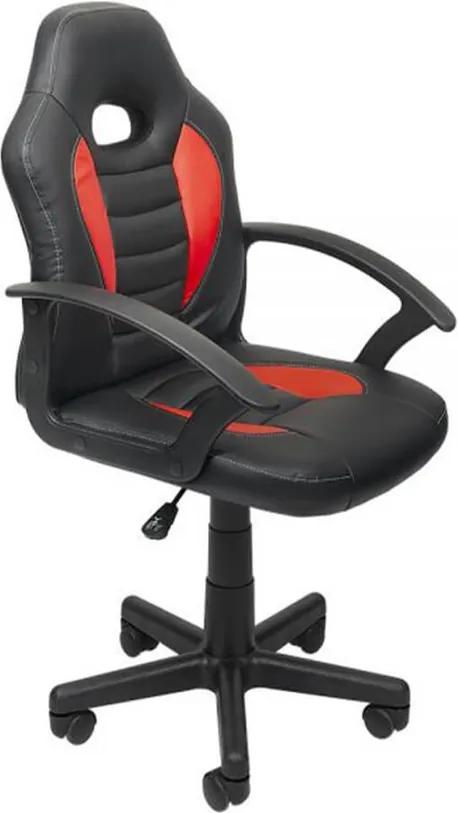 Cadeira Gamer Pillot Delta C/ Regulagem De Altura Corino Preto /
