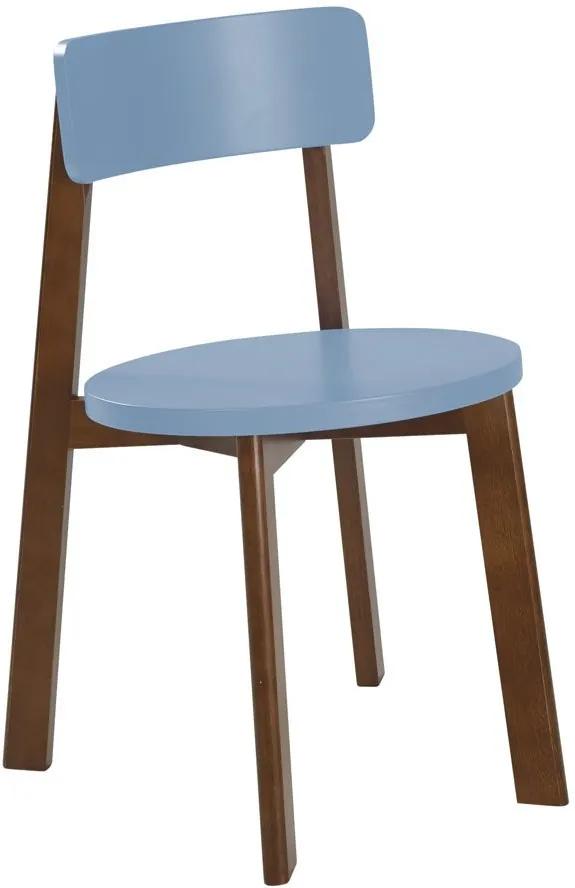 Cadeiras para Cozinha Lina 75 cm 941 Cacau/Azul Serenata - Maxima