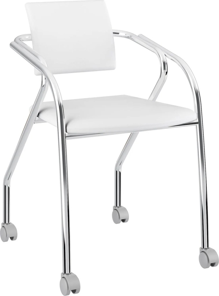 Cadeira 1713 Caixa Com 1 Napa Móveis Carraro Branco