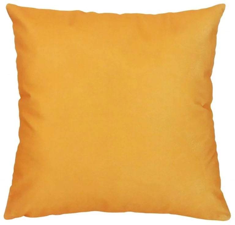 Capa de Almofada Suede Suprema em Tons Amarelo e Laranja - ASM-0161 - 45x45cm