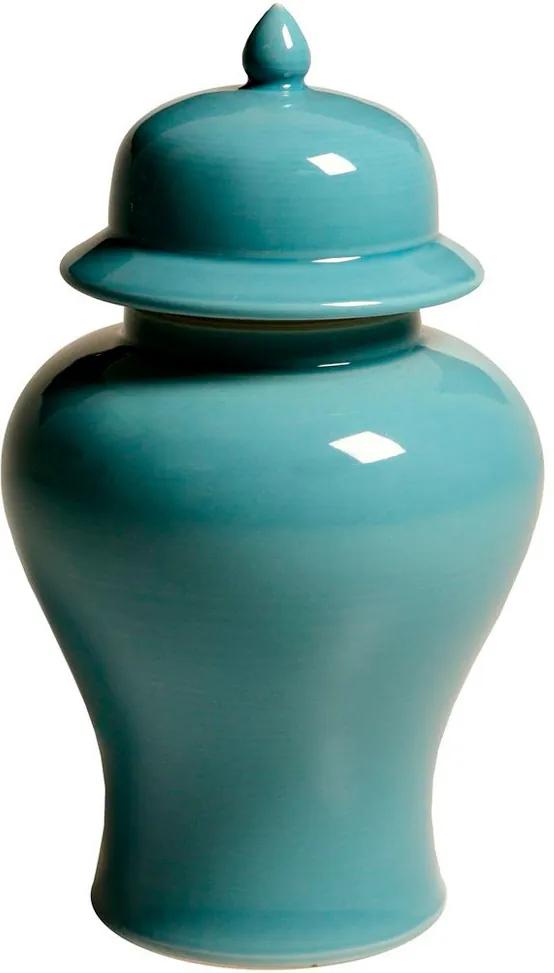 Vaso Decorativo de Porcelana Azul Jarid Grande