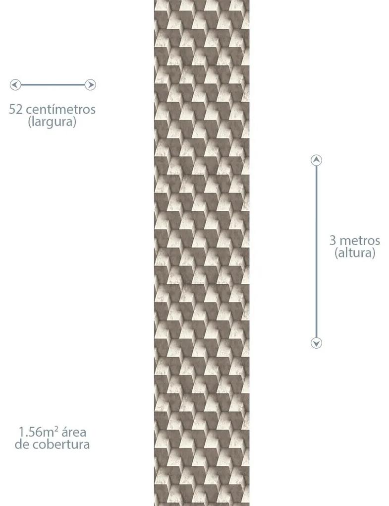 Papel de Parede Block Concret Due 0.52m x 3.00m