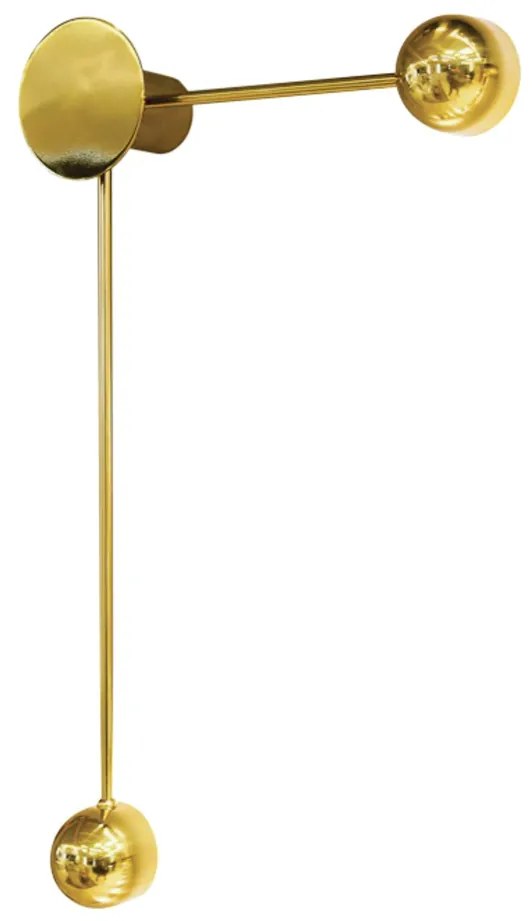 Arandela Conchiglia 2Xpci Led 5W 37X63X9Cm | Usina 5797/41D (FN-F - Fendi Fosco, 220V)