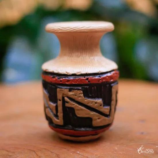 Vaso de Cerâmica c/ Risco Grosso - Belém