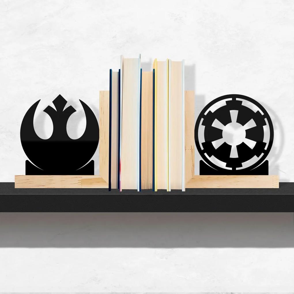 Aparador de Livros Star Wars Rebeldes vs Império Base Pinus