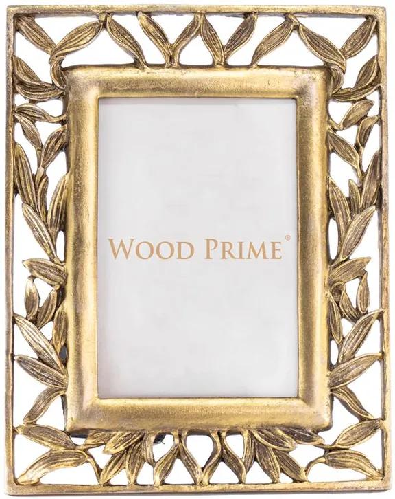 Porta-Retrato 10x15 Ramo Dourado - Wood Prime 35215