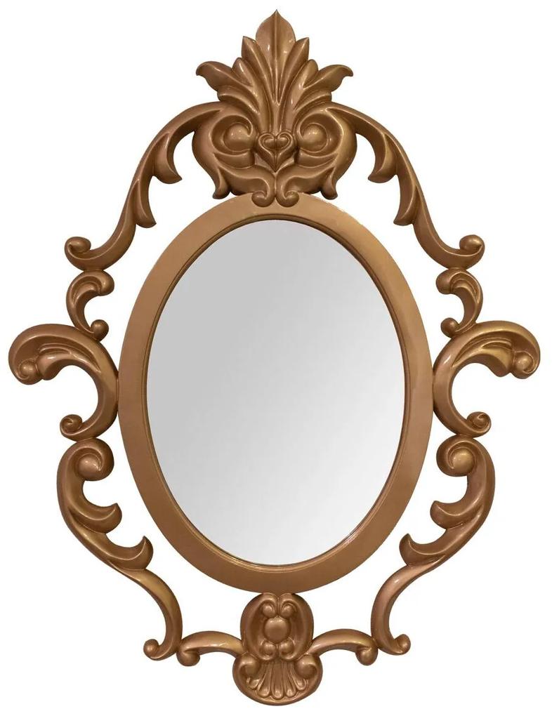 Espelho Oval Lavanda Arabesco - Dourado Soléil  Kleiner Schein