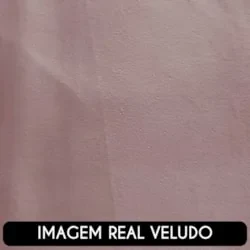 Poltrona para Sala de Estar Orgânica Kit com 2 Garbin Z08 Veludo Rosê