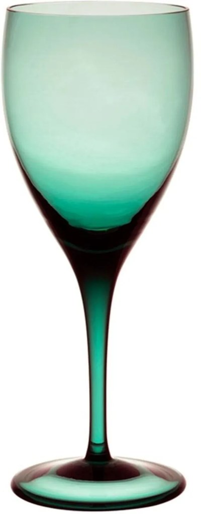 Jogo de 6 Taças Coloridas Vinho Tinto 380ml Verde Escuro