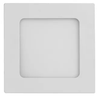 Plafon Led Embutir Quadrado Branco 6W Yamamura - LED BRANCO QUENTE (3000K)