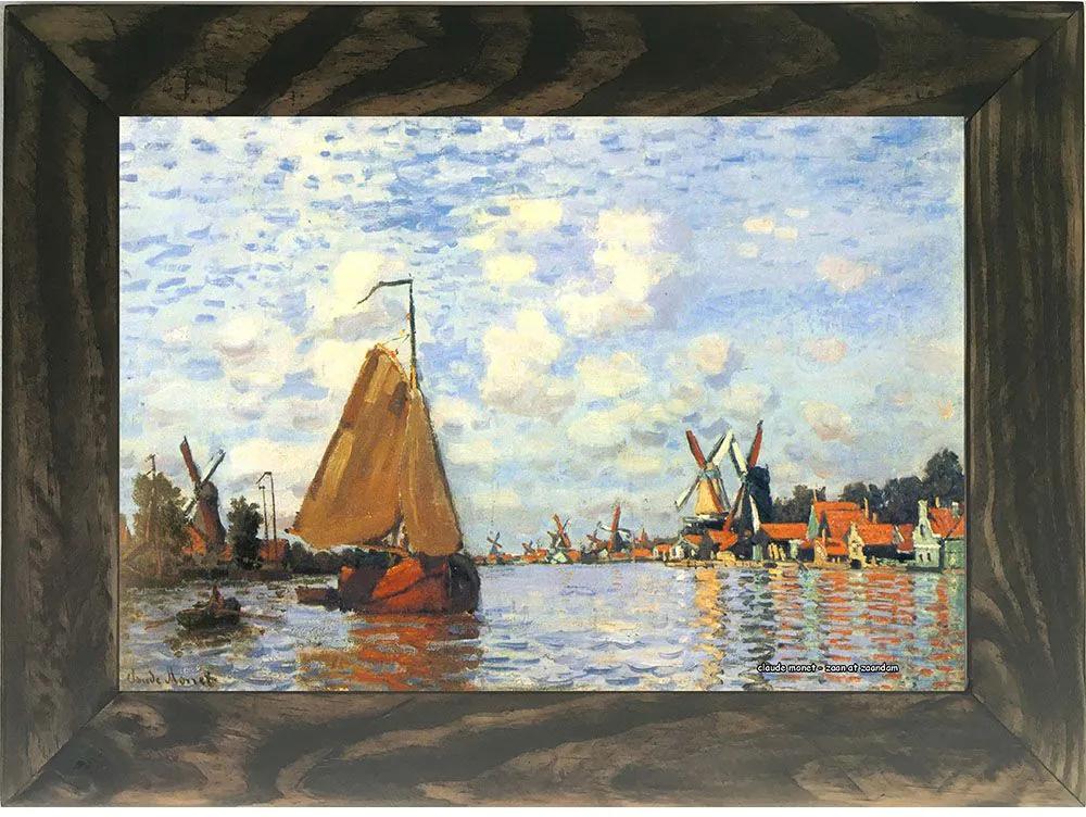 Quadro Decorativo A4 Zaan at Zaandam - Claude Monet Cosi Dimora