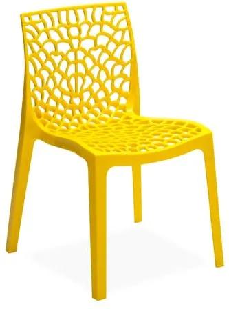 Cadeira Decorativa, Amarela, Gruvyer