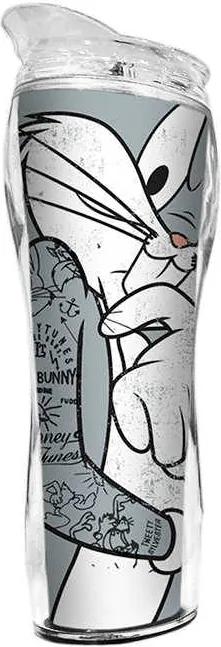 Copo Térmico Silhouete Looney Tunes Bugs Bunny Concerned 400 ml Urban