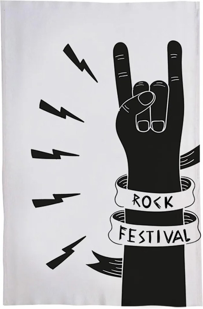 Pano De Prato  Nerderia Rock Festival Branco