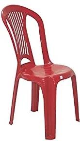 Cadeira Atlântida economy sem braços vermelha Tramontina 92013040