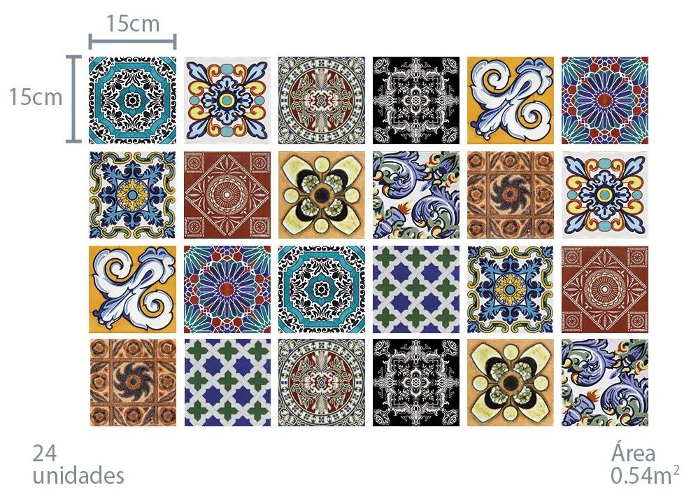 Tiles due - Conjunto com 24 peças
