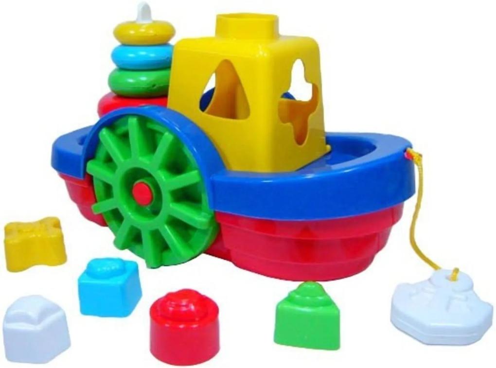 Barco Didático  Merco Toys Multicolorido