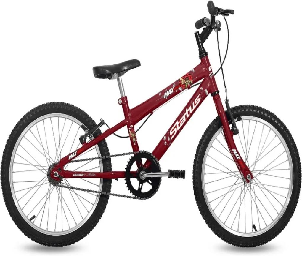 Bicicleta Infantil Status Bike Max Force Aro 20 - Vermelha