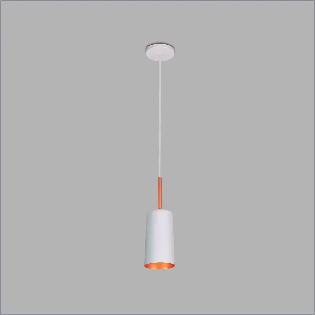 Pendente Mobile Ø12X22Cm 1Xe27 S/ Difusor C/ Haste De 15Cm | Usina 163... (FN-F - Fendi Fosco)