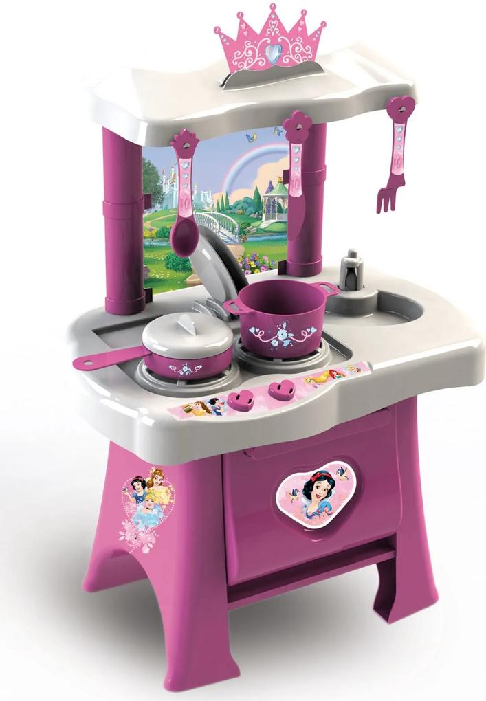 Cozinha Pop Princesas Disney Rosa e Branco Xalingo