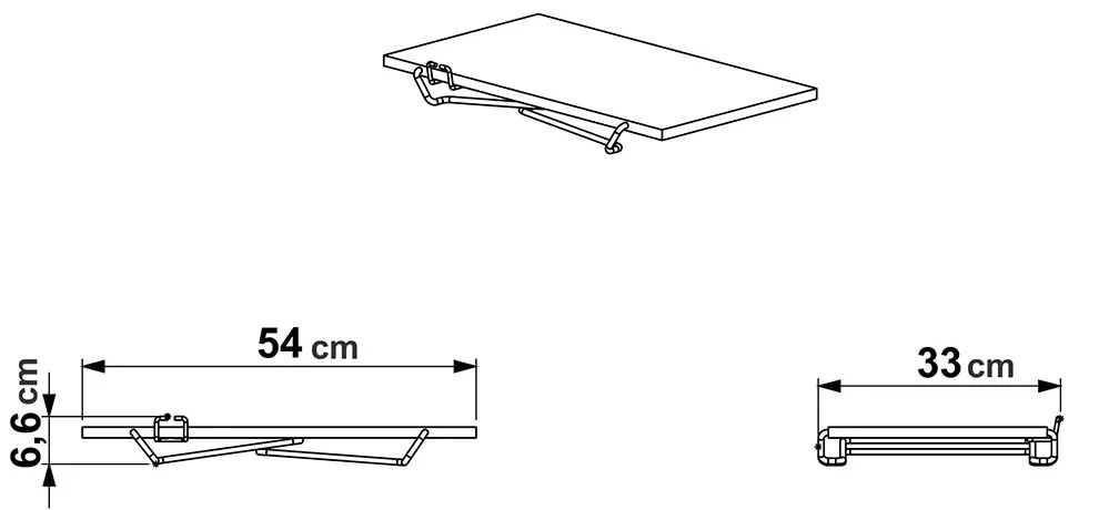 Mesa Multiuso Tube Para Notebook Vermont e Preto Fosco - D'Rossi