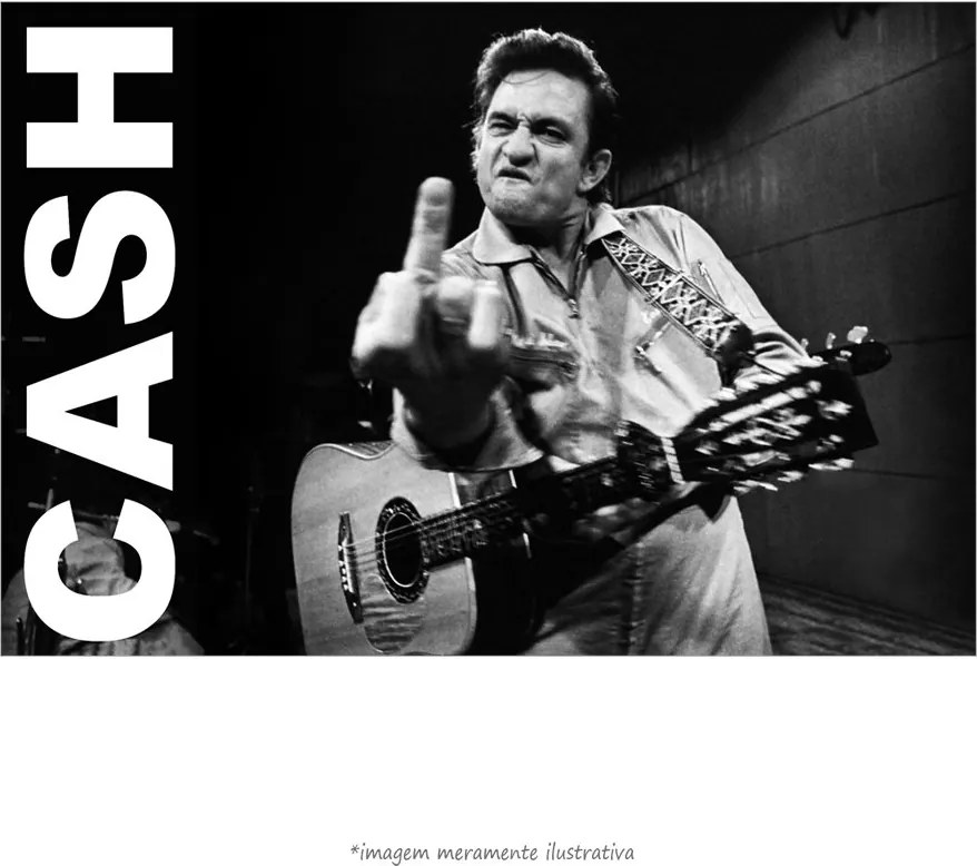 Poster Johnny Cash Em San Quentin (20x30cm, Apenas Impressão)