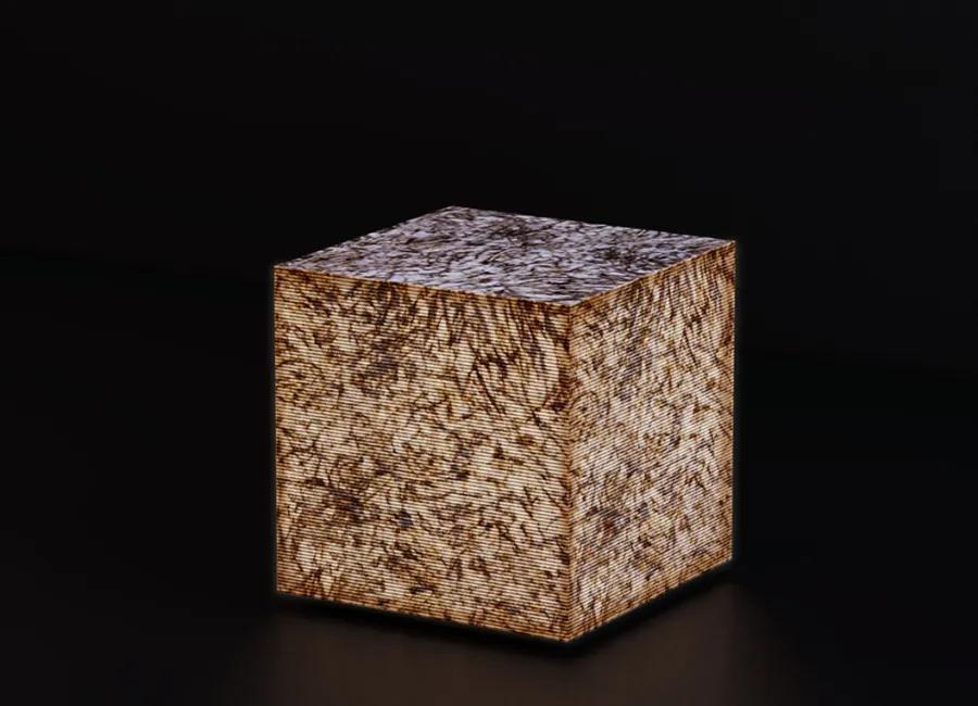 Puff Korai - Pedra Natural Retroiluminada