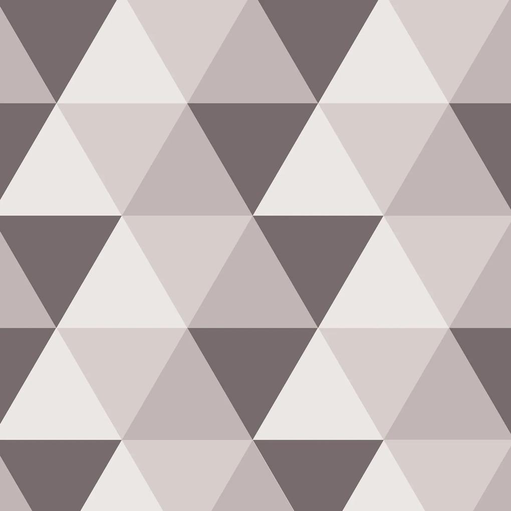 Papel de parede adesivo triangulo marrom