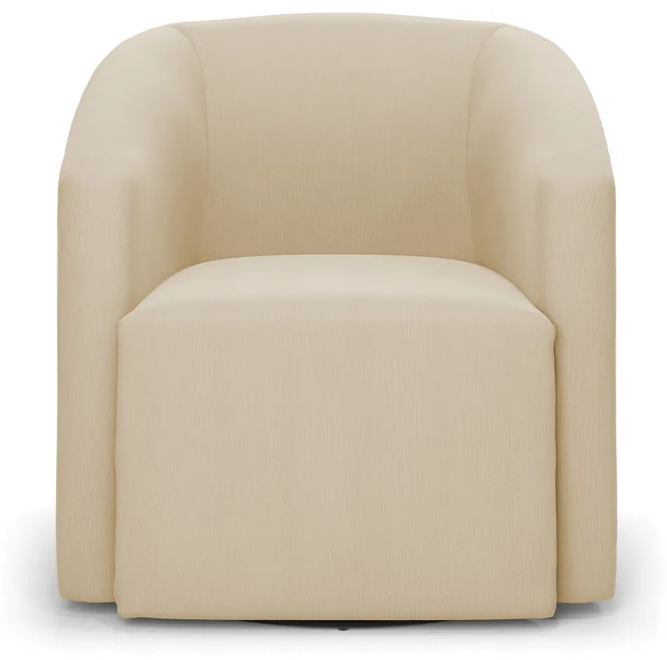 Poltrona Decorativa Base Giratória Kit 2 Stella Max Suede Bege D03 - D'Rossi