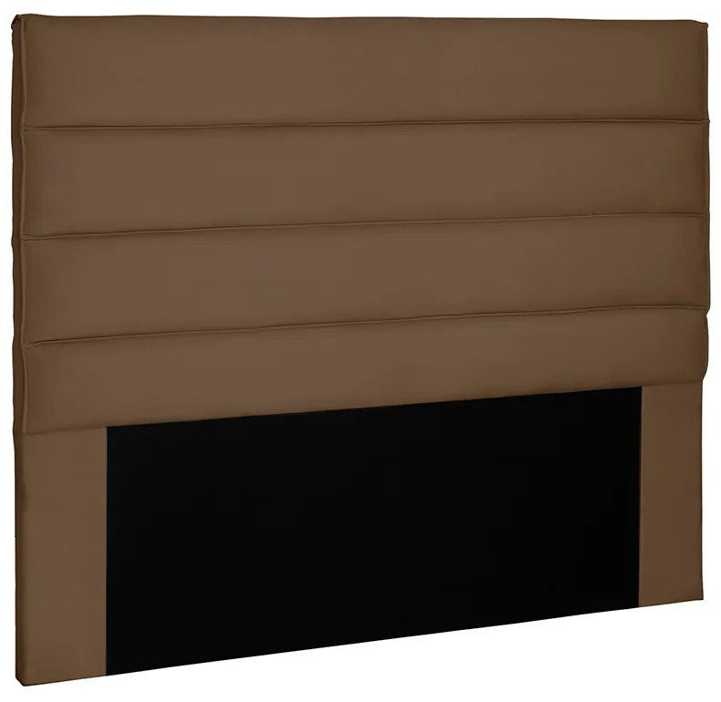 Cabeceira La Italiana Para Cama Box Casal 140 cm Suede Caramelo - D'Rossi