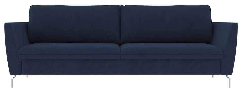 Sofá Decorativo Sala de Estar 190cm Olívia Suede Azul G52 - Gran Belo