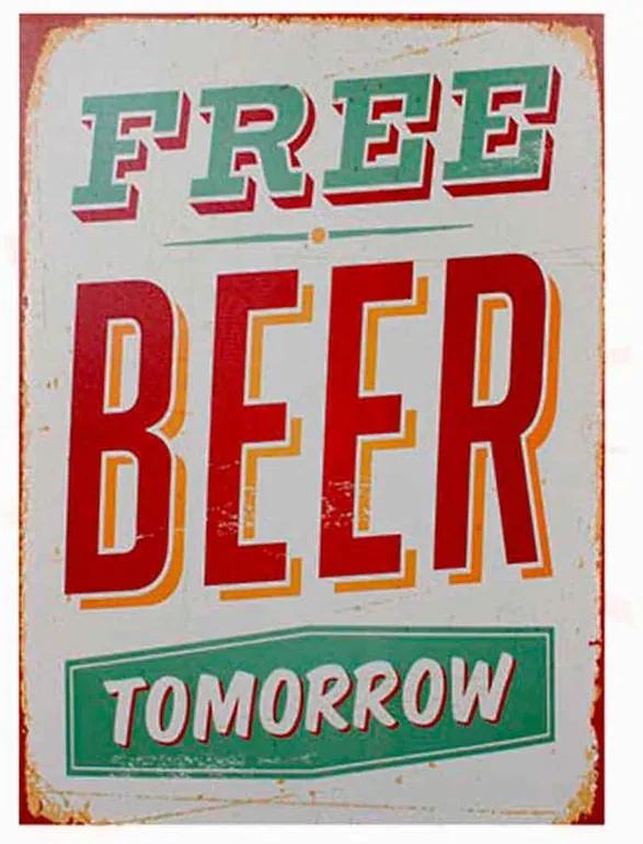 Quadro Tela Free Beer Tomorrow