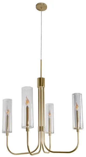 Lustre Aluminio Ouro Arbo