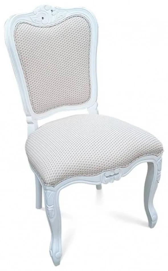 Cadeira Luís XIV Lisa Madeira Maciça Design de Luxo Peça Artesanal