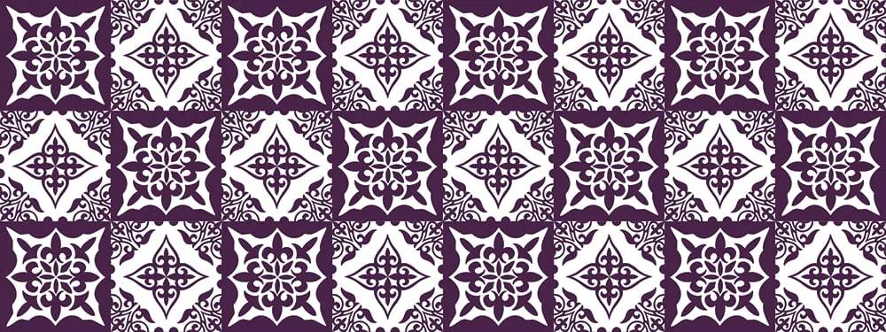 Adesivo Infinit purple - Conjunto com 24 peças